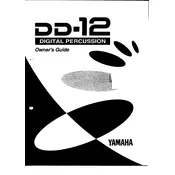 Yamaha DD-12 Percussion manual cover