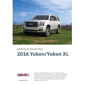 GMC Yukon 2016 manual cover