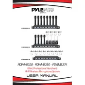 Pyle PDWM8325 Microphone System manual cover