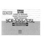 Yamaha YCR-515L Receiver manual cover