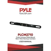 Pyle PLCM2710 Plate Mount manual cover