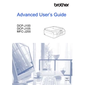 Brother DCP-J100 Advanced manual cover