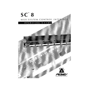 Peavey SC 8 MIDI System manual cover