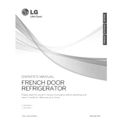 LG LFX25976SB Refrigerator manual cover