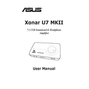 ASUS Xonar U7 MKII Sound Card manual cover