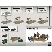 Mega Bloks Mattel Call Of Duty Desert Troopers DCL18 Construction Set manual cover