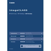 Canon imageCLASS MF232w Copier manual cover