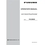 Furuno FM-8900S Radiotelephone manual cover