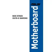 ASUS ROG Strix X570-E Gaming Motherboard manual cover