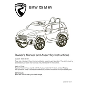 Rollplay BMW X5 M 6V W491-B-WH Car manual cover