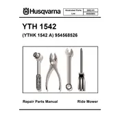 Husqvarna YTH 1542 954568526 Lawn Mower manual cover