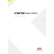 Kia Niro Plug-In Hybrid Car Multimedia System 2021 Compact Crossover SUV manual cover