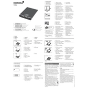 Korona 75436 Scale manual cover