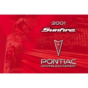 Pontiac Sunfire 2001 manual cover