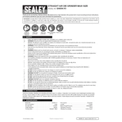 Sealey SA654.V3 Grinder manual cover