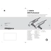 Bosch GWS 11-125 Grinder manual cover