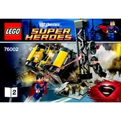 LEGO Super Heroes 76002-2 Construction Set manual cover