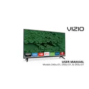 Vizio D40u-D1 TV manual cover