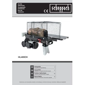 Scheppach HL400CH 5805201984 Log Splitter manual cover