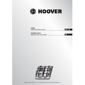 Hoover HHG6BF4WSX manual cover