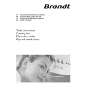 Brandt TG1212M Hob manual cover