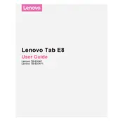 Lenovo TAB E8 TB-8304F Tablet manual cover