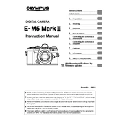 Olympus E-M5 Mark III IM016 manual cover