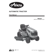 Ariens 936 Series 936078 Tractor manual cover