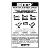 Bostitch BT200-2 Nailer manual cover