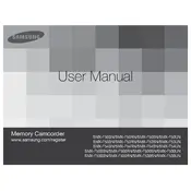 Samsung SMX-F50BN Camcorder manual cover