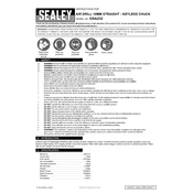 Sealey GSA232 Drill manual cover