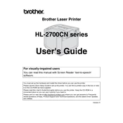 Brother HL-2700CN Series manual cover