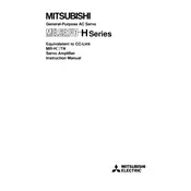 Mitsubishi MR-H-TN Servo Amplifier manual cover