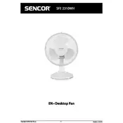 Sencor SFE 2310WH Fan manual cover