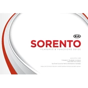 Kia Sorento 2015 SUV manual cover