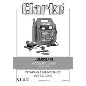 Clarke 6240030 JS4000 Jumpstart manual cover