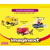 Fisher Price Mattel Imaginext Hook and Ladder 78345 Toy manual cover