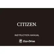 Citizen E068 Watch manual cover