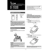 Icom IC-F52D Transceiver manual cover