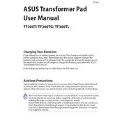 ASUS Transformer Pad (TF300TG) Tablet manual cover