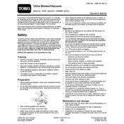 Toro Ultra 51594 Vacuum manual cover