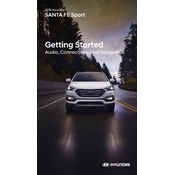 Hyundai Santa Fe Sport 2018 SUV manual cover