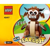 LEGO Year of the Ox 40417 Construction Set manual cover