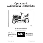 Toro Wheel Horse 35-30SL02 Mower manual cover