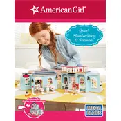 Mega Bloks Mattel American Girl Grace Buildable Home DPK87 Construction Set manual cover