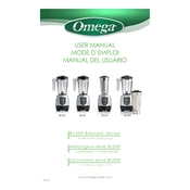 Omega BL330S Blender manual cover