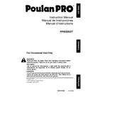 Poulan Pro PPB32SST Trimmer manual cover