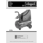 Scheppach HC25o 5906112904 Compressor manual cover