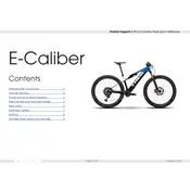 Trek E-Caliber Bicycle manual cover