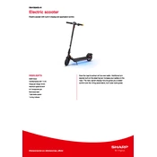 Sharp EM-KS3AEU-B Scooter manual cover